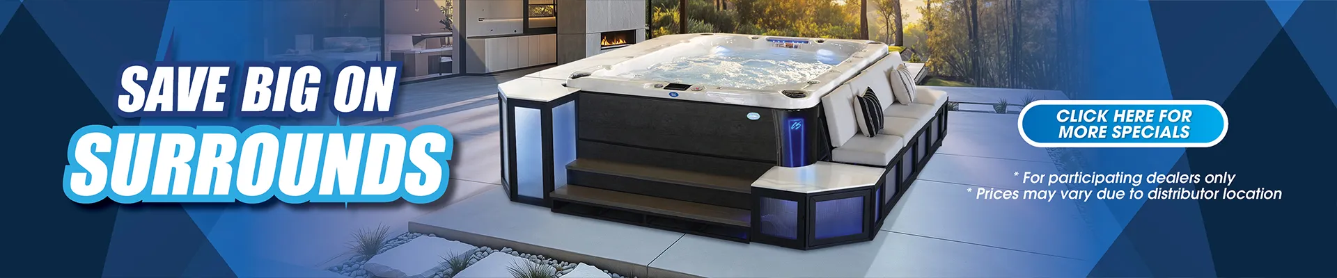 Calspas hot tub being used in a family setting - Klamath Falls