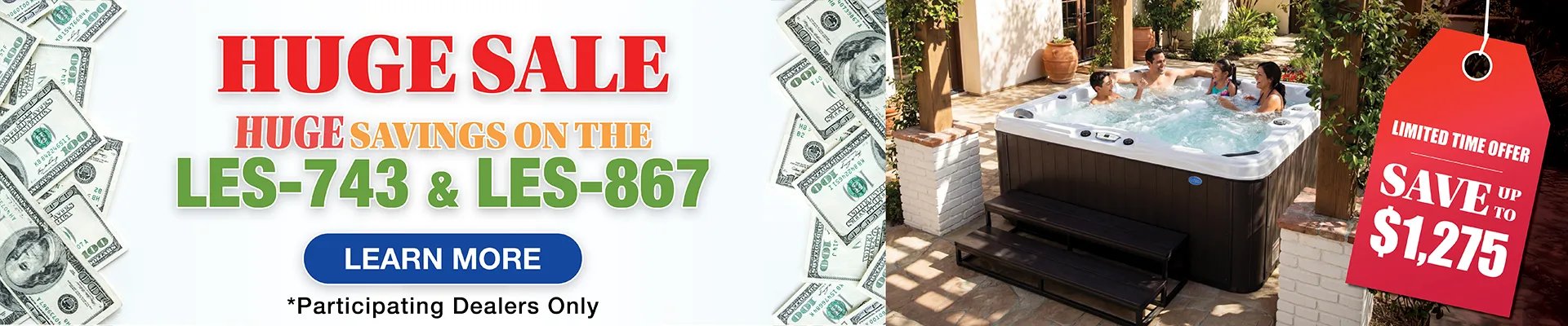 Calspas hot tub being used in a family setting - Klamath Falls