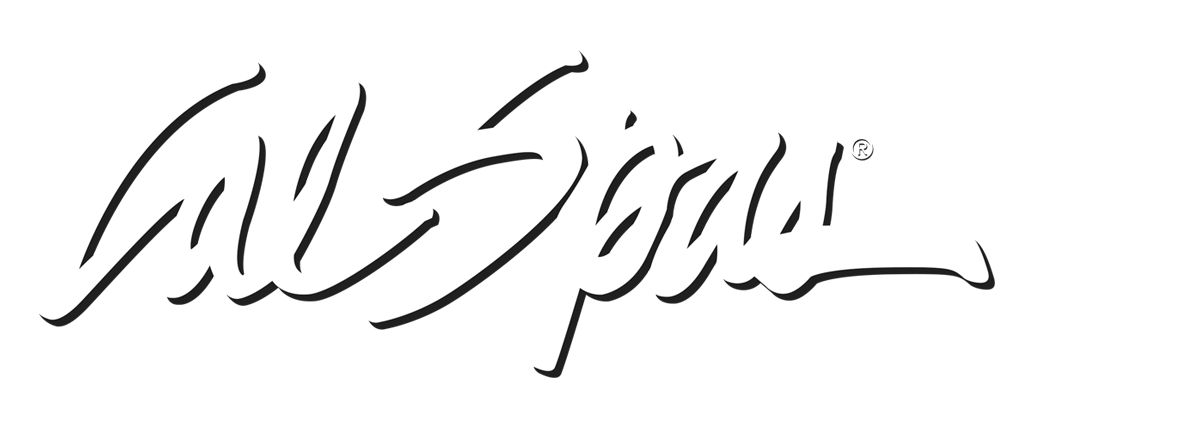 Calspas White logo hot tubs spas for sale Klamath Falls